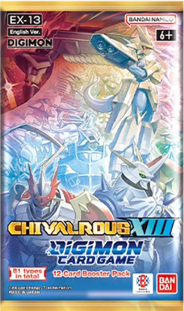 Digimon Card Game Chivalrous XIII (EX-13) booster pack